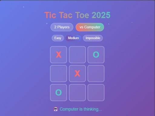 Tic Tac Toe 2025